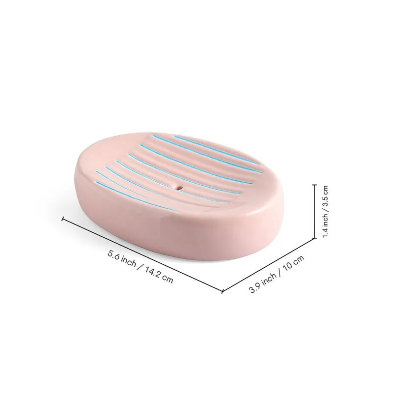 Blush Grove Ceramic Bathroom Set - Three Piece Set media 7