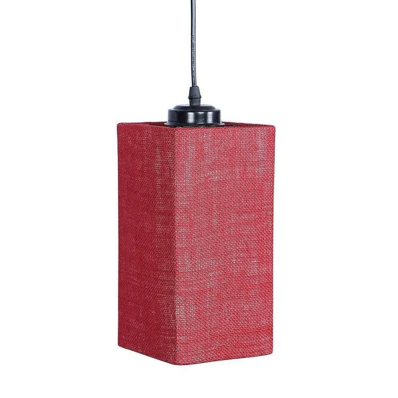 The Red Play Jute Ceiling Lamp media 8