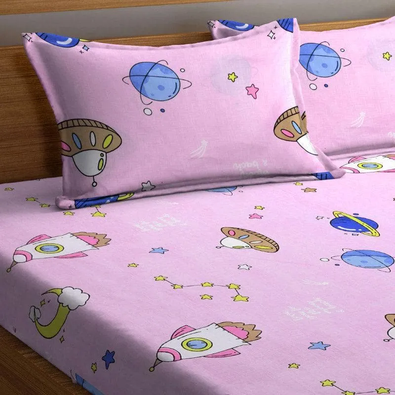 All Things Space Bedsheet - 180 GSM media 3