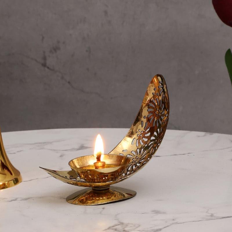 Brass Luna Akhand Diya