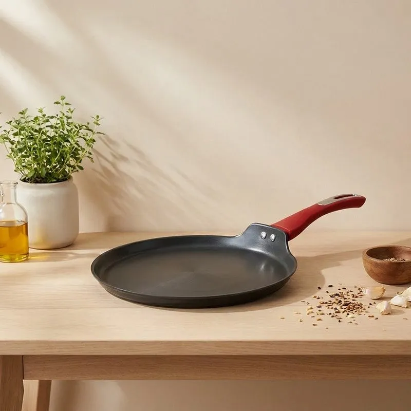 Salford Forged Hard Anodised Dosa Tawa (Black) - 28 CM media 1
