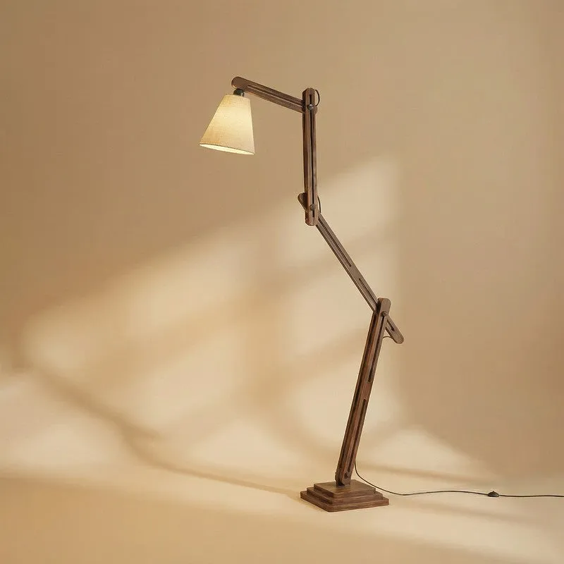 Kyros Jute and Wooden Floor Lamp media 6