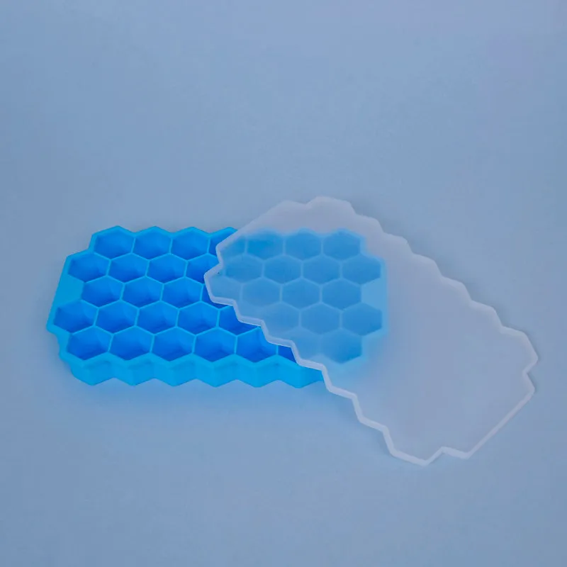 Grid Silicone 37-Cube Ice Mould - Blue media 3