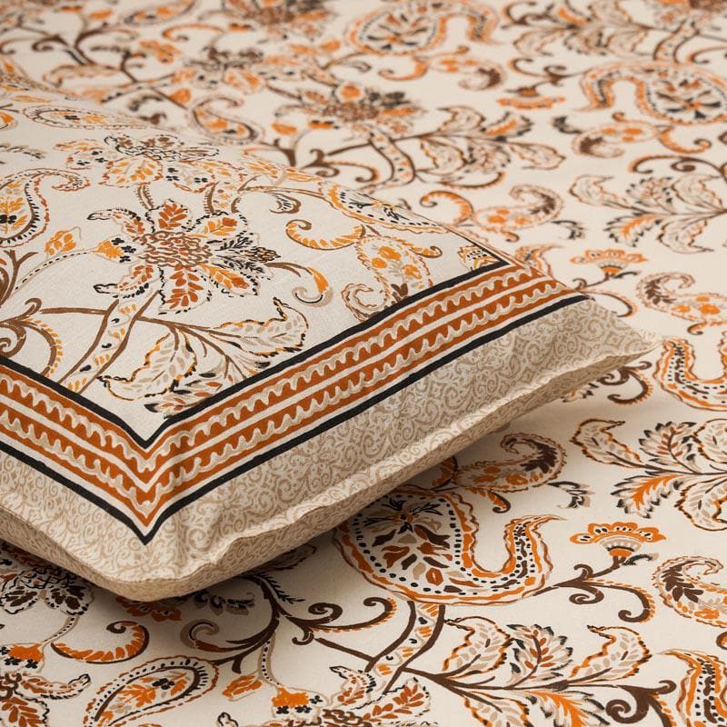 Boho Bloom Cotton Bedsheet - 180 TC media 5