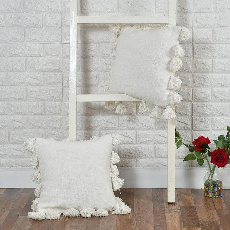 Tassia Cushion Cover (White) - Set Of Two media 2