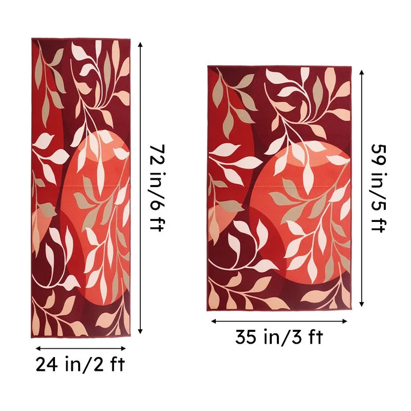 Vines & Scarlet Anti-Skid Carpet media 7