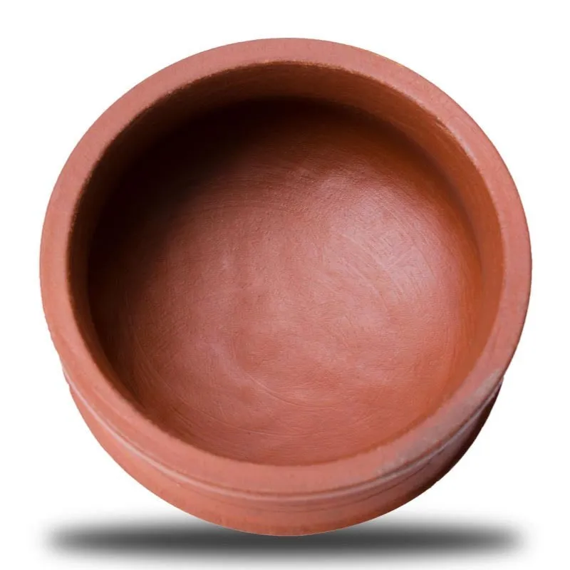 Kalinaw Biriyani Clay Pot With Lid Brown 3000 mL / 10 Inches - 4
