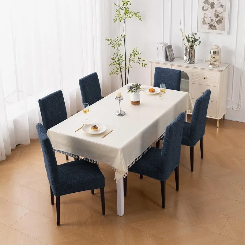 Nexo Neat Chair Cover (Blue) - Set Of Six media 1