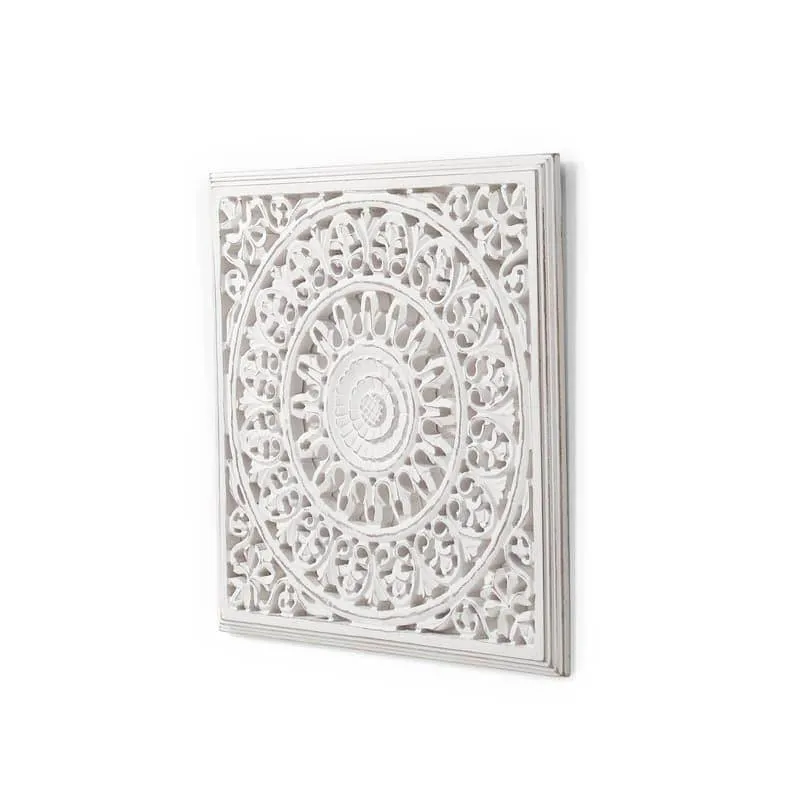 Ethnic Floral Wooden Wall Accent media 4