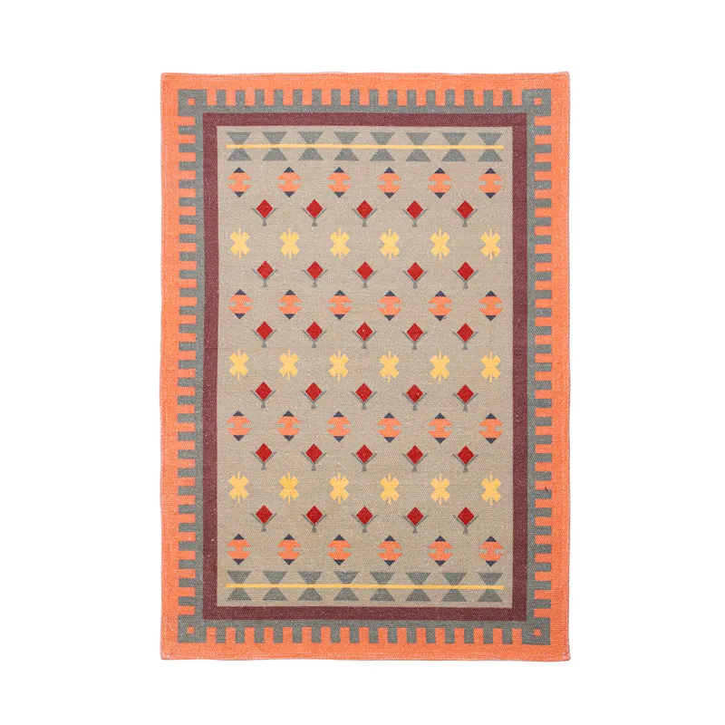 Velora Cotton Door Mats - Beige media 1