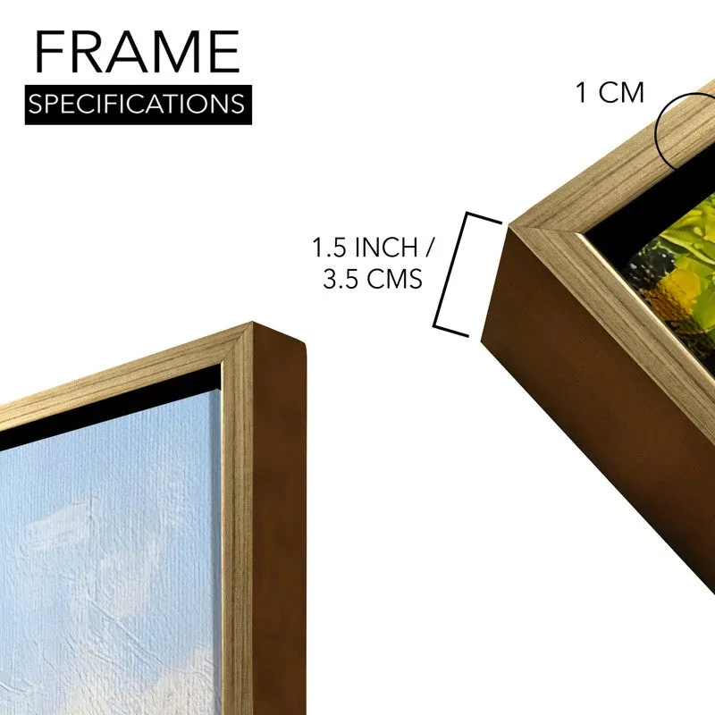 Briny Breeze Canvas Wall Painting With Frame media 8