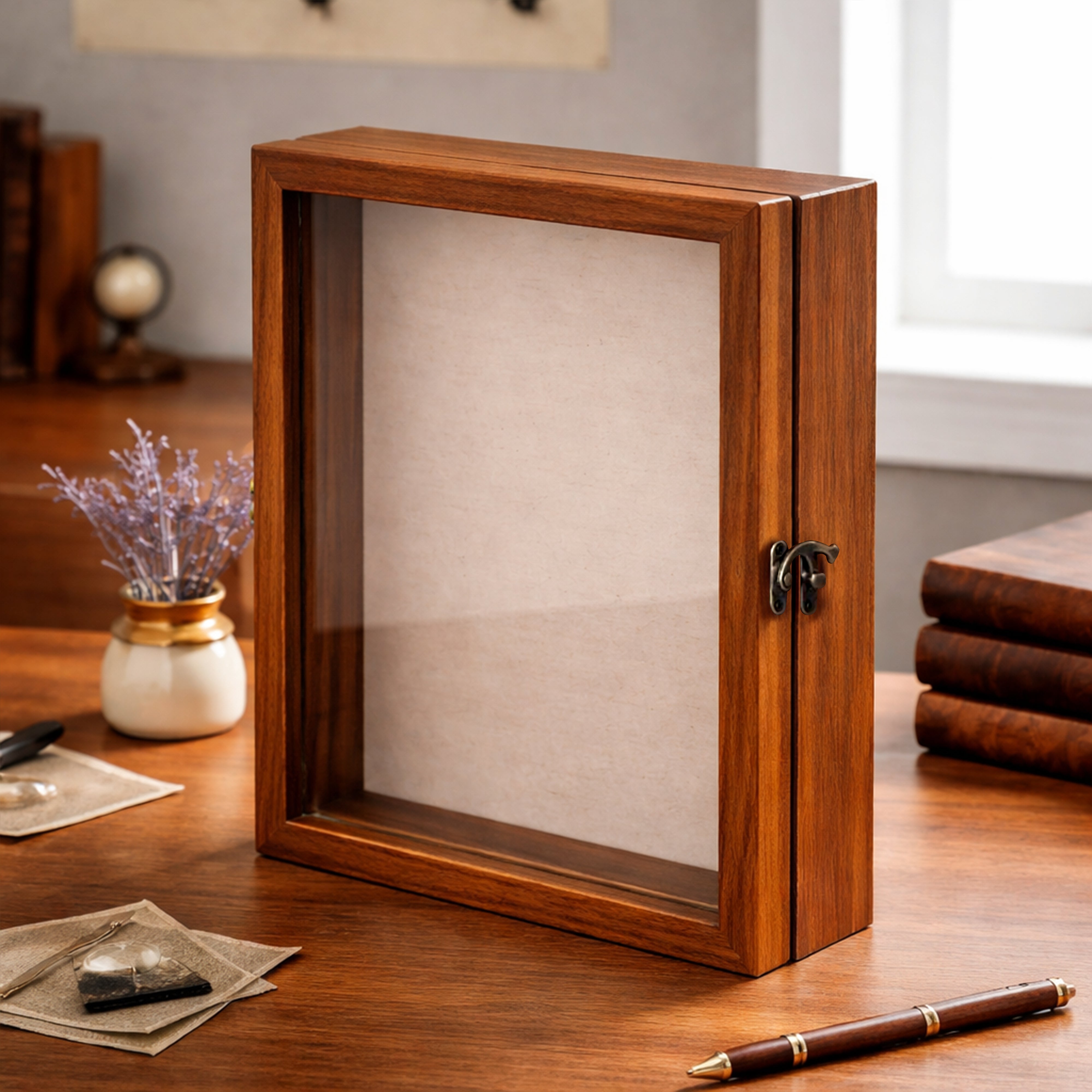 WoodEdge MDF Shadow Box - Brown media 3
