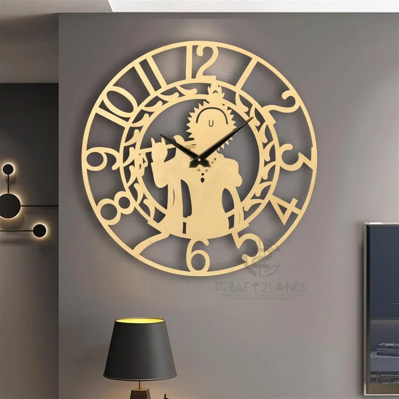 Signal Silent Wall Clock - Gold media 4
