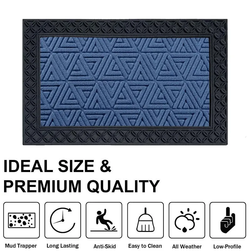 Coire Geo Coir Door Mats - Blue media 6