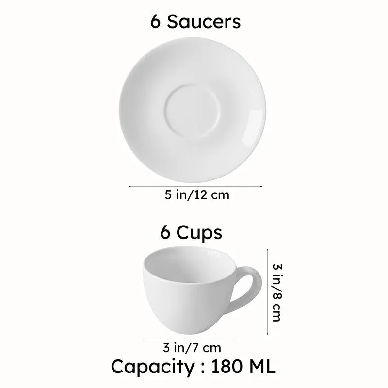 Cozy Charm Cup & Saucer (180 mL Each) - Set of Six media 7