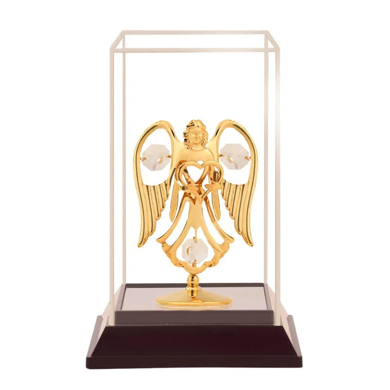 Winged Aura 24K Gold Plated Mild Steel Showpiece media 4