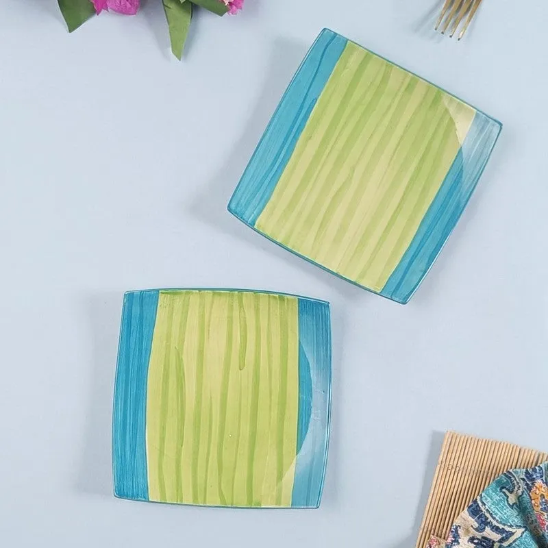 MetroLuxe Ceramic Platters - Set Of Two media 1