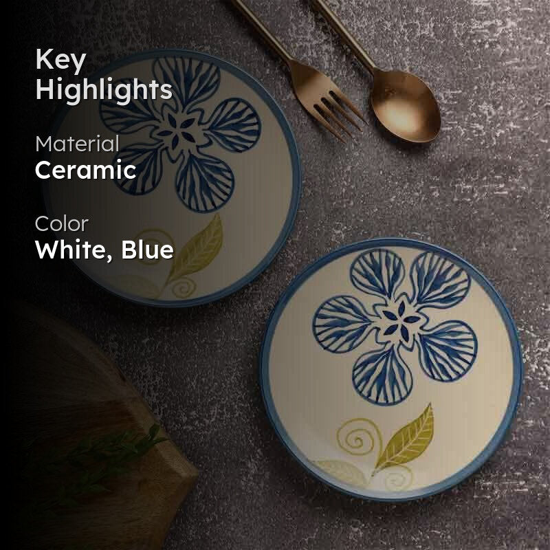 Bellflower Quarter Plate - Set Of Two media 2