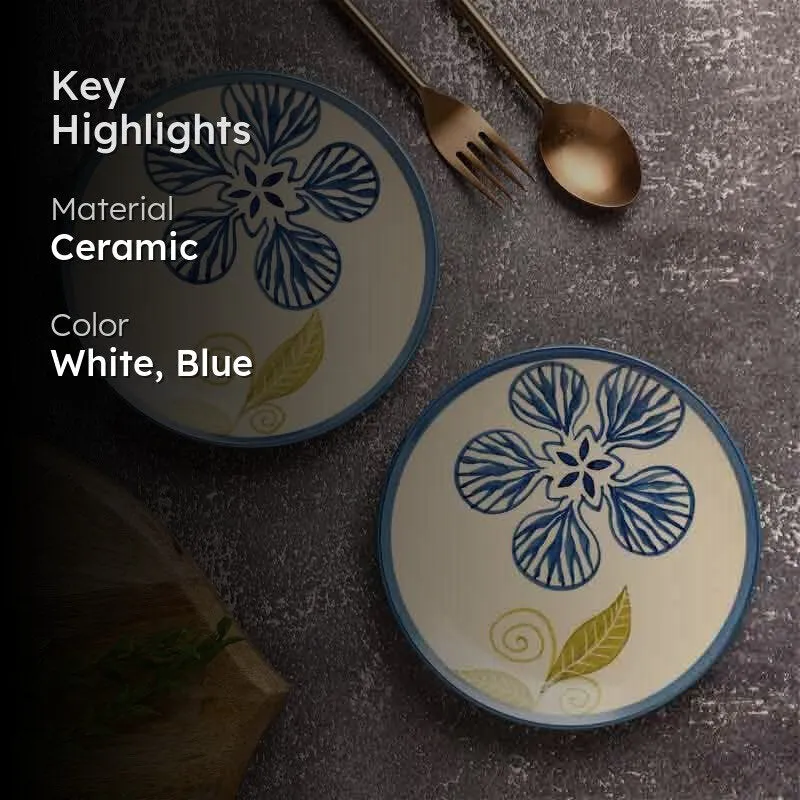 Bellflower Quarter Plate - Set Of Two media 2