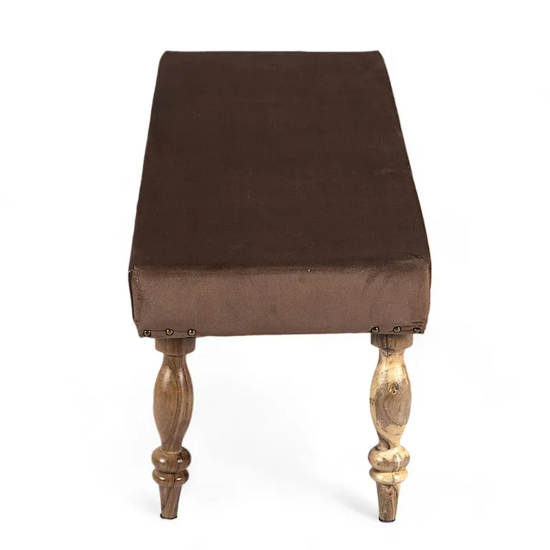 Aviro Sheesham Wooden Bench - Brown media 5