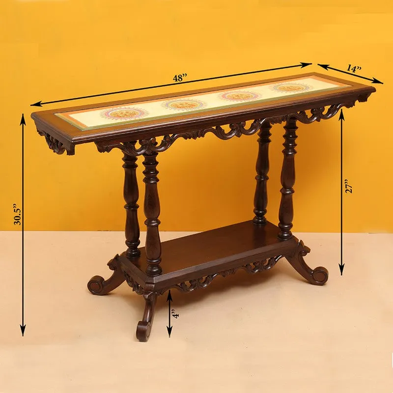 Kria Teak Wood Console Table media 6