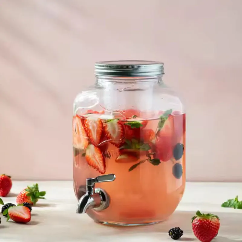 Quencher Glass Drink Dispenser - 4 L media 1