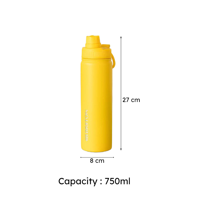 Quench Chic Hot & Cold Thermos Water Bottle (Yellow) - 750 mL media 8
