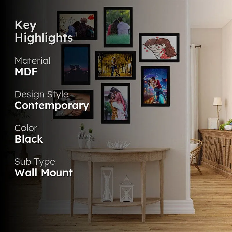 Jua Photo Frame (Black) - Set Of Eight media 2