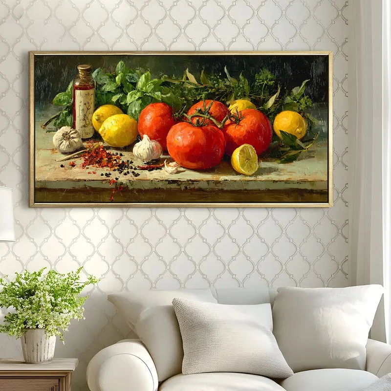 Harvested Canvas Wall Painting With Frame media 4