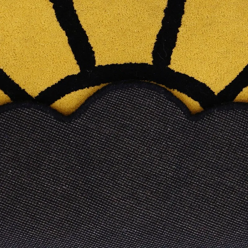 Floriya Wool Carpet - Yellow media 5