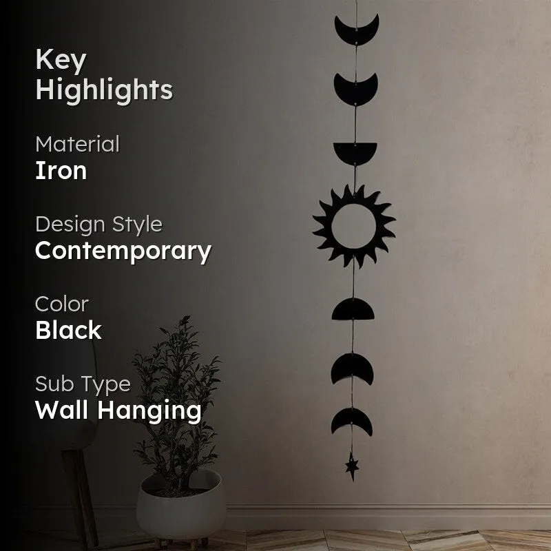 The Sun & Moon Black Iron Wall Accent media 2