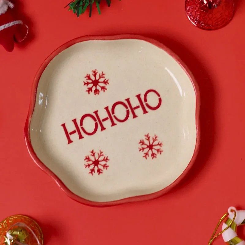 Ho Ho Ho Ceramic Quarter Plate media 1