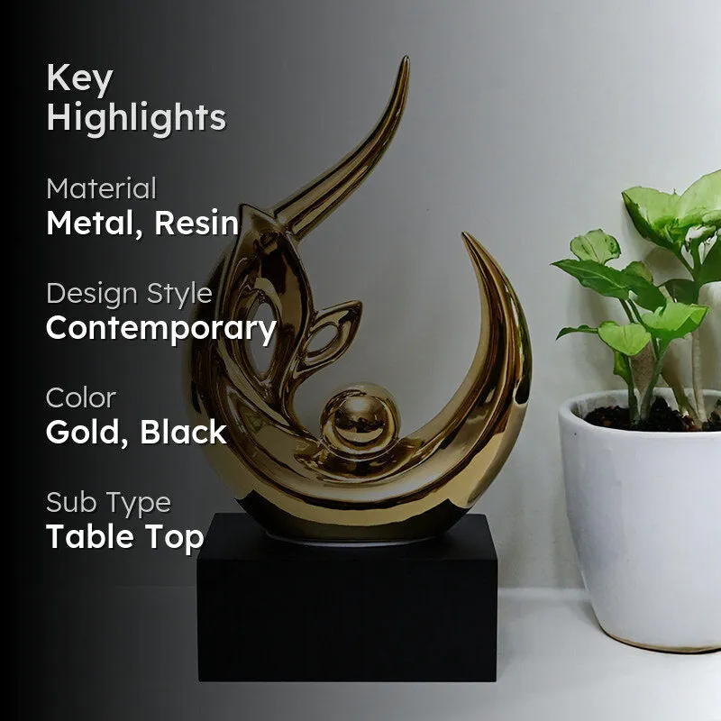 Foiled Curves Mertal Showpiece media 2