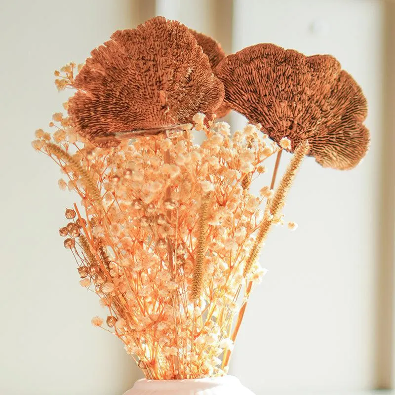 Autumn Of Love Dried Flower Bunch With Ceramic Vase - Two Piece Set media 6