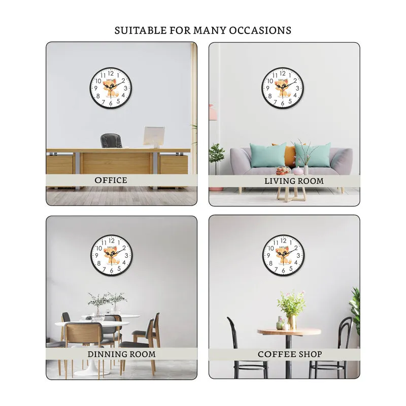 Alistair Sweep Silent Wall Clock media 9