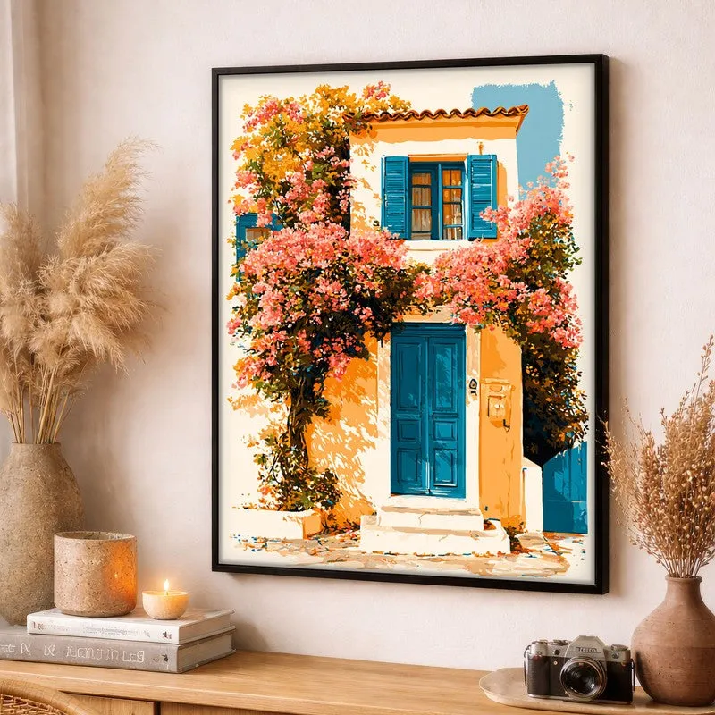 Island Vibes Canvas Wall Painting - Black Frame media 3