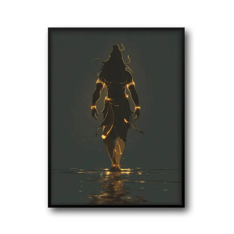 Powerful Lord Shiva Cosmic Energy Archival Paper Wall Art media 7