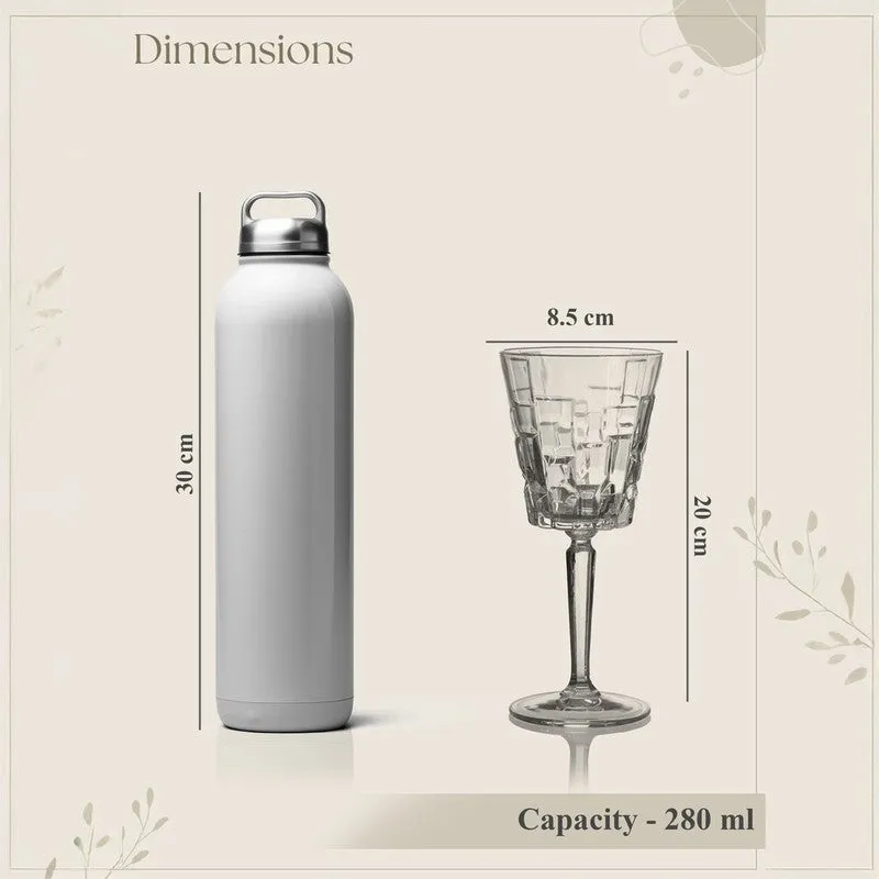 Nivaro Wine Glass(280 mL) - Set Of Two media 9
