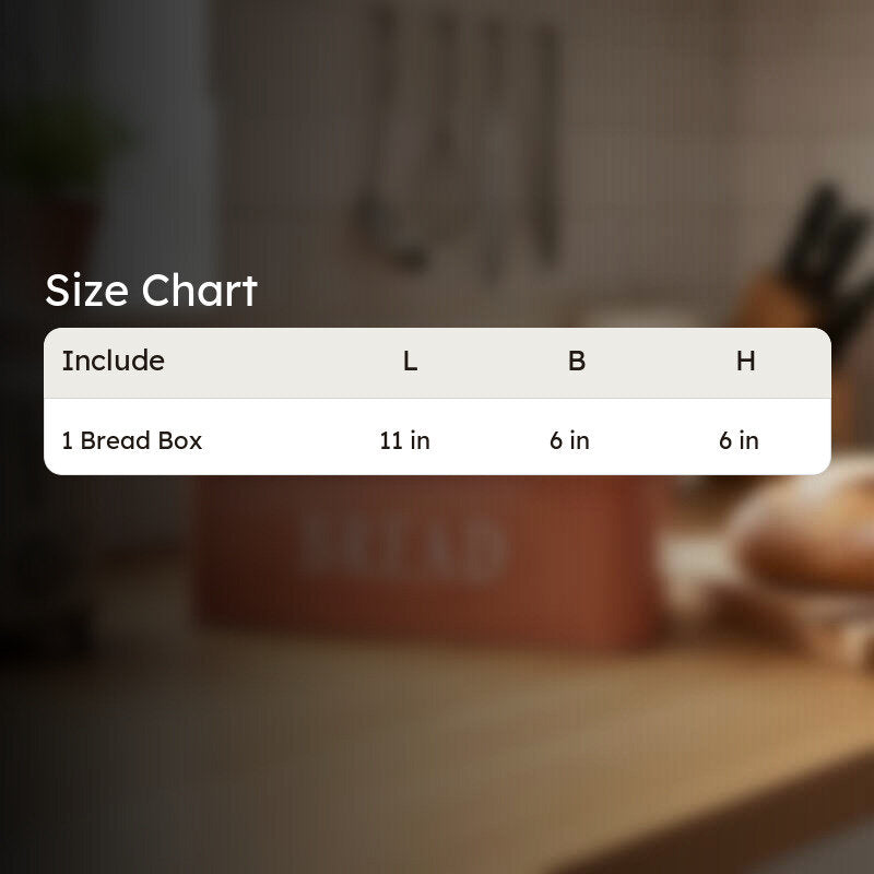 Urban Pantry Iron Bread Box (800 mL) media 7