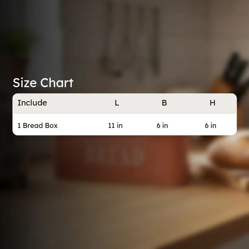 Urban Pantry Iron Bread Box (800 mL) media 7