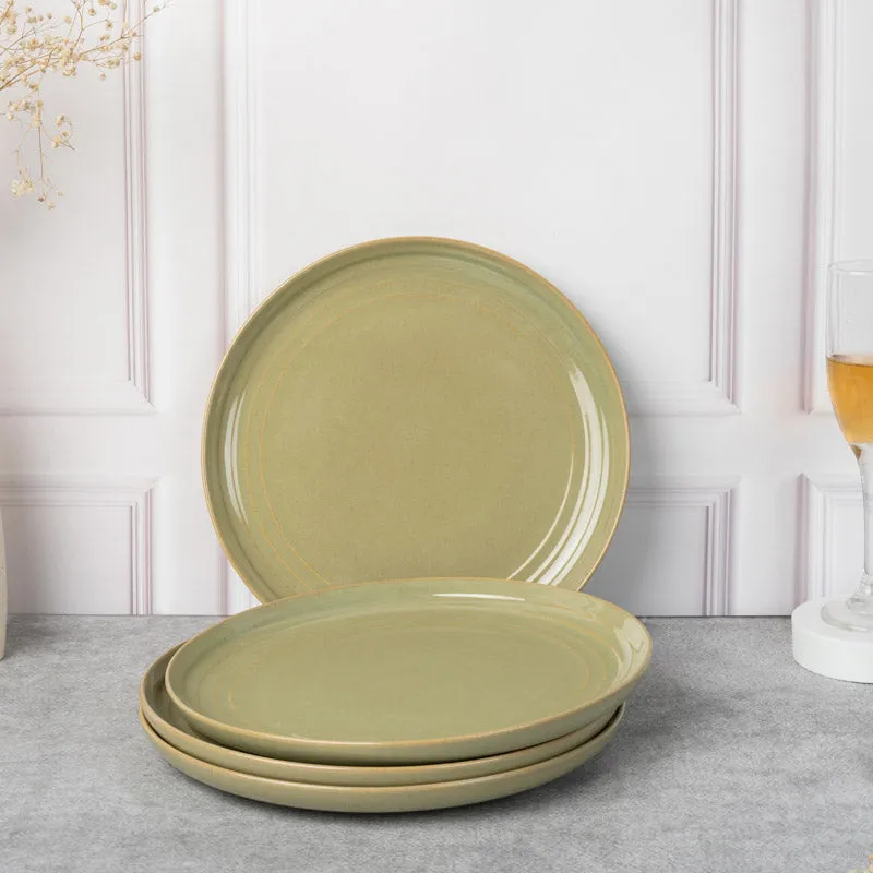 Estia Dinner Plate (Olive Green) - Set Of Four media 1