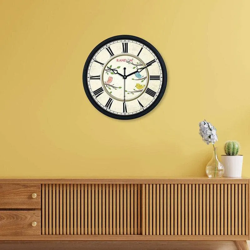 Perching Birds Wall Clock media 1