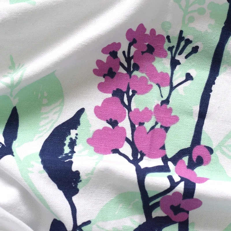 Tranquebar Home Garden Melody Cotton Curtains(Pink) - Set Of Two media 5
