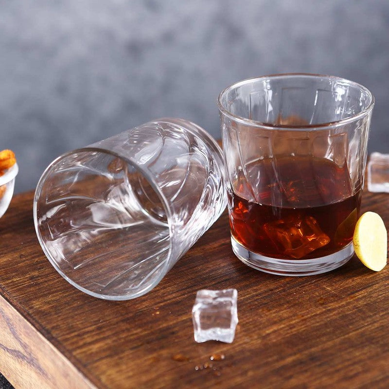 Cadris Whiskey Glass(285 mL) - Set Of Two - 285 ML