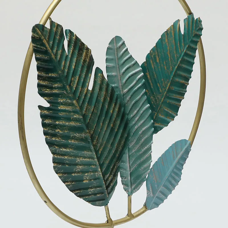 Fantine Metal and Wood Leaf Showpiece media 4