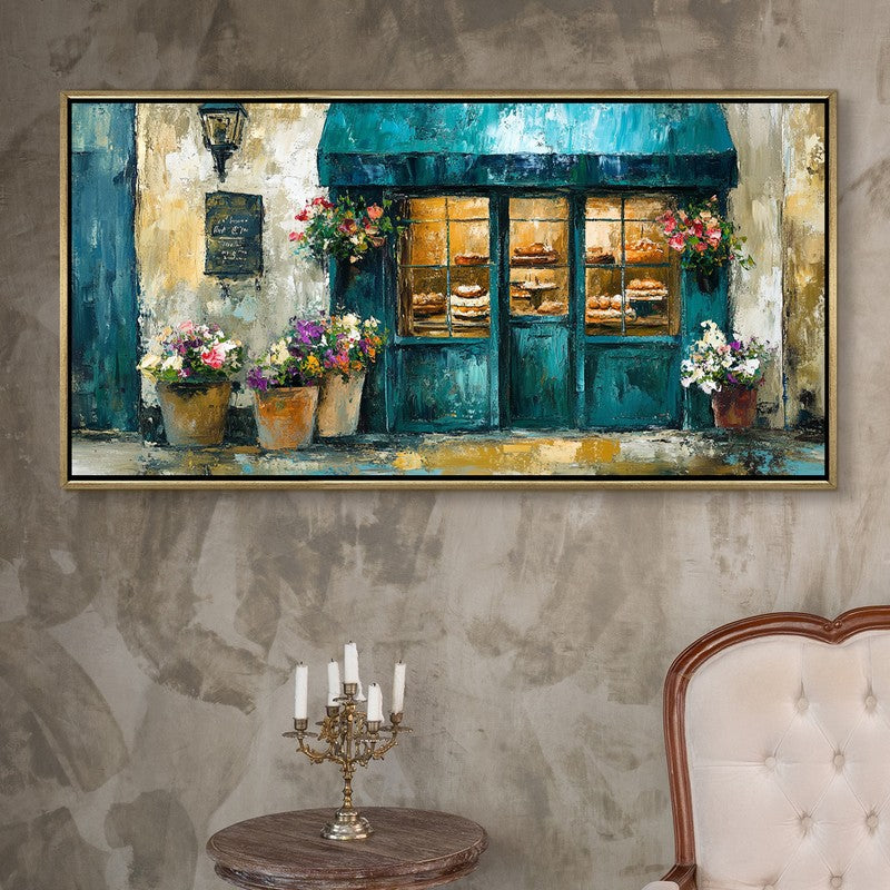 Bloomshop Canvas Wall Painting With Frame