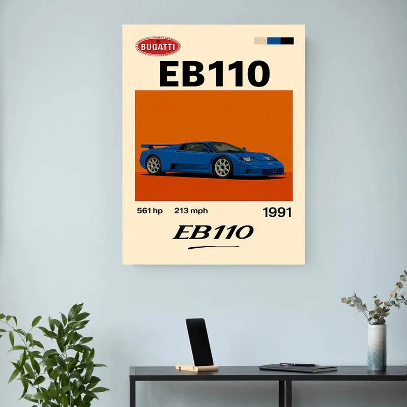 EB110 Speedster Wall Poster media 3