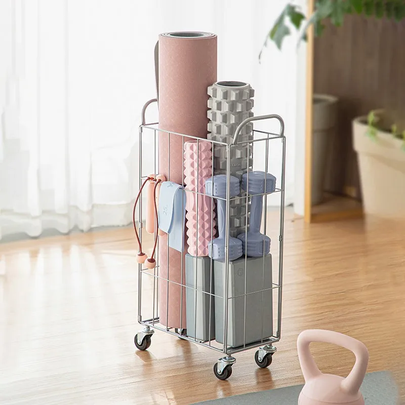 Rove Steel Storage Basket With Wheels media 1