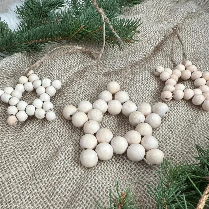 Yule Stars Christmas Ornament - Set Of Three media 4