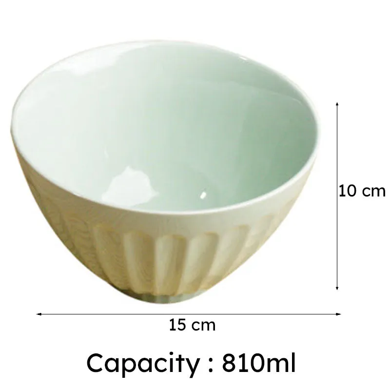 Fluted Charm Serving Bowl(810 mL) - Set Of Four media 7
